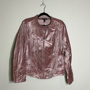 Torrid Mauve Leather Jacket